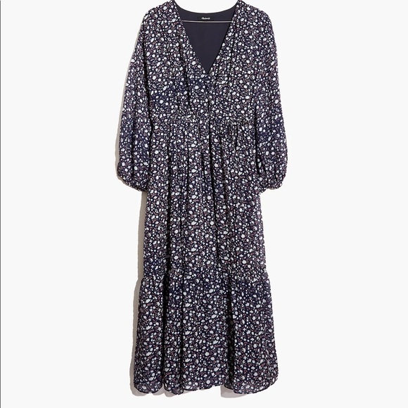 Tie-Waist Midi Dress in Harvest Vine - Picture 5 of 8